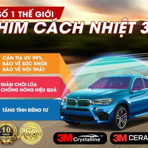 Dán phim cách nhiệt cho xe Hyundai Santafe với gói phim 3M