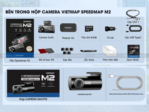 Camera hành trình Vietmap SpeedMap M2 - Hình ảnh 3