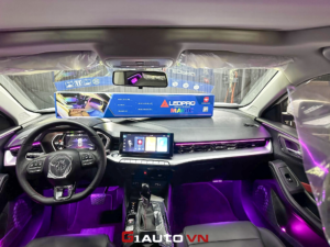 Lắp led nội thất cho xe MG5