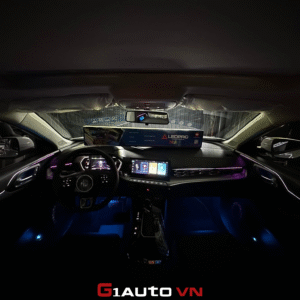 Lắp led nội thất cho xe MG5