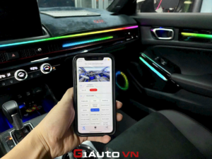 Lắp led nội thất cho xe Honda Civic