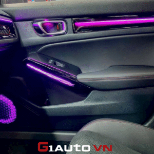 lắp led nội thất cho xe honda Civic